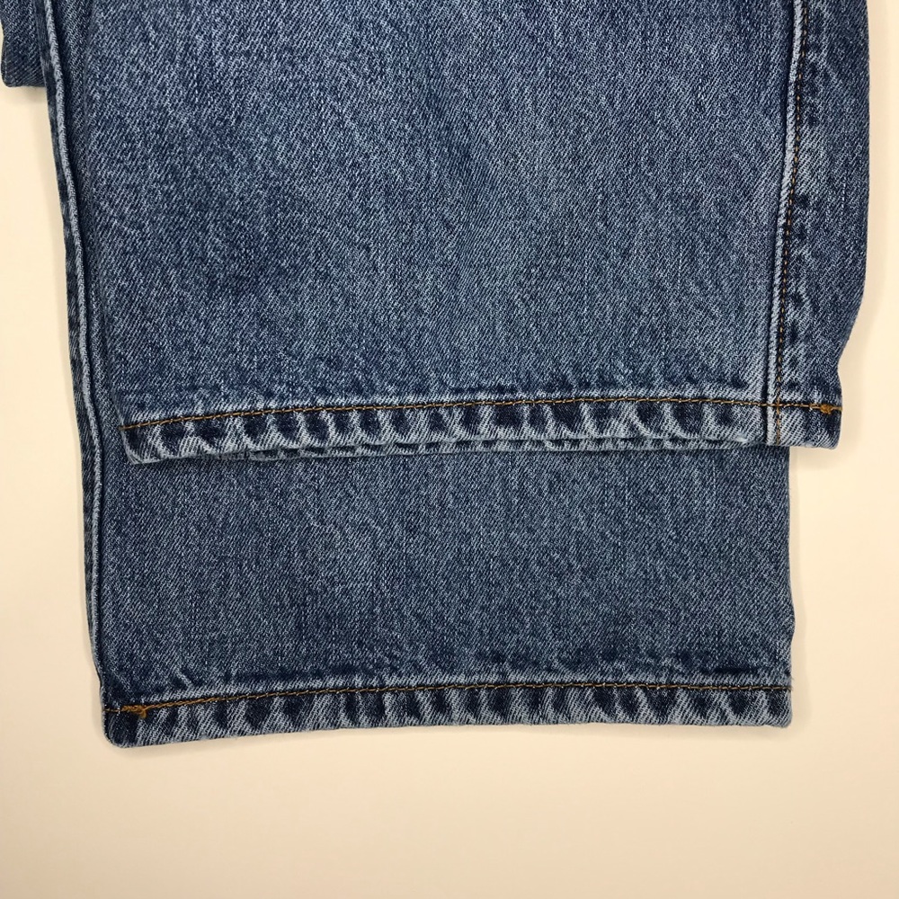 Levi's Button Fly 501 XX Straight Jeans in Medium Wash Blue 38 x 32 - Picture 10 of 12